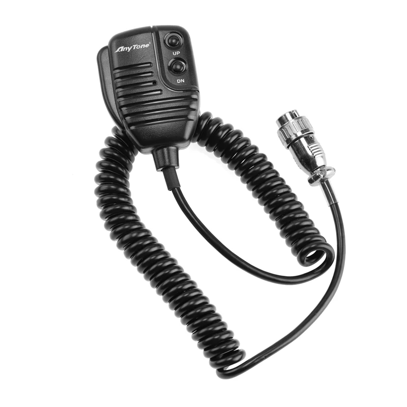 PTT Microphone Speaker for AnyTone AT-708plus Car Vehicle CB Radio Hand Microphone