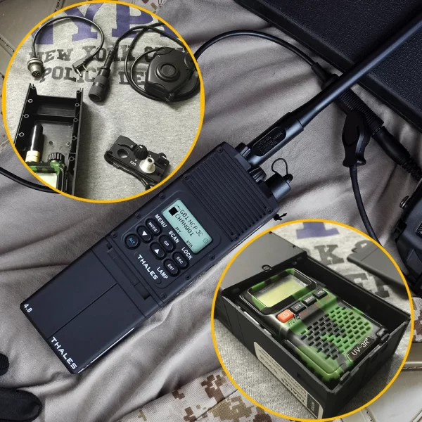 PRC148 Walkie-talkie Radio Shell 1:1 PRC148 Dummy Radio Case Airsoft Tactical Headset Accessories - Image 2