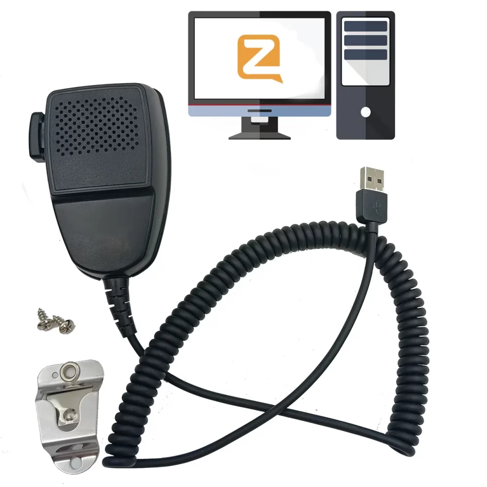 Computer microphone for zello program USB interface