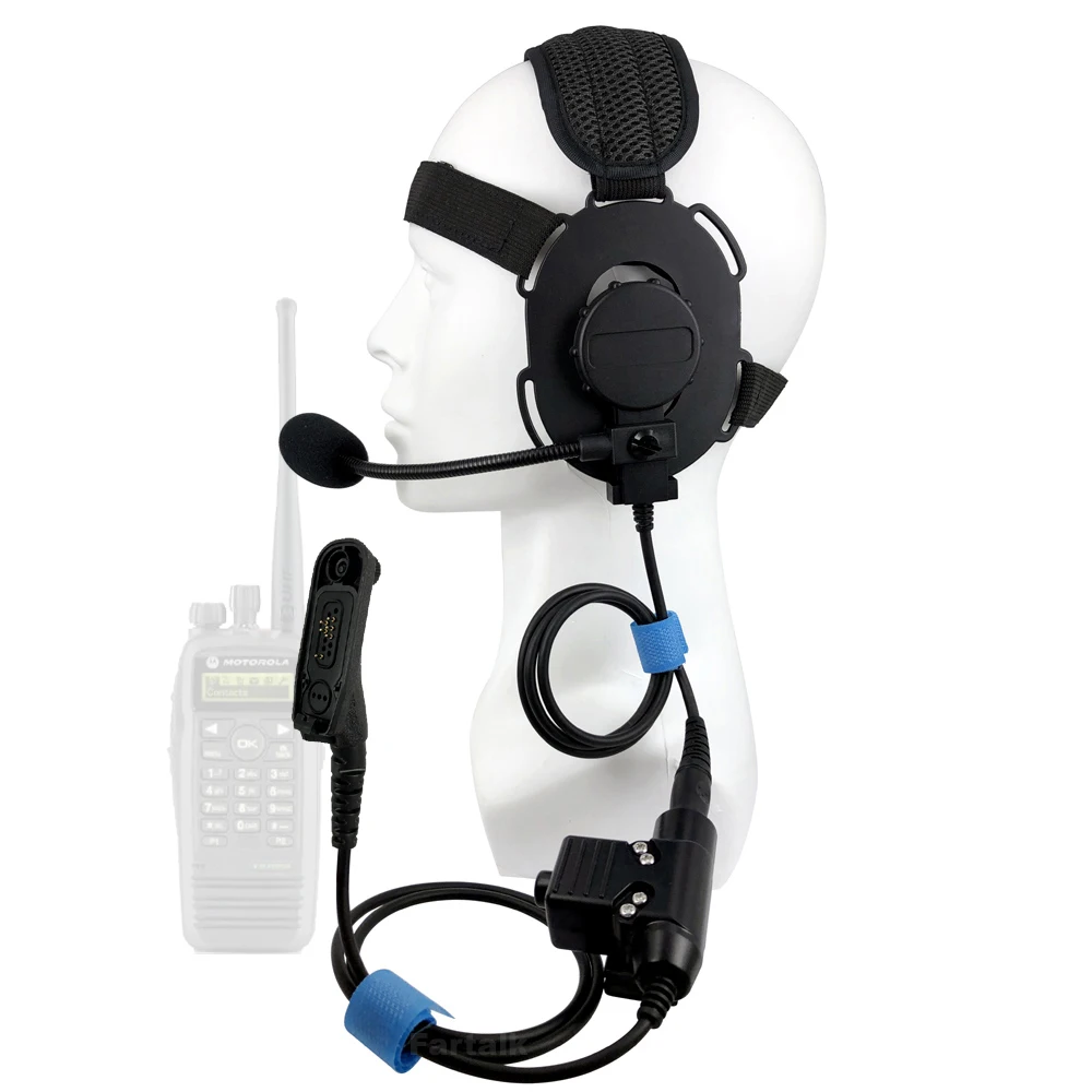 U94 PTT Tactical Earphone Headset for Motorola Radio XiR P8268 P8200 GP328D DP4400 DP4800 MTP850s APX4000 Walkie Talkie FT-03
