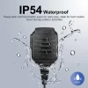 Waterproof Shoulder Speaker Microphone For KENWOOD For BAOFENG UV5R 360-Degrees Swivel Clip Radio Walkie Talkie Parts - Image 2