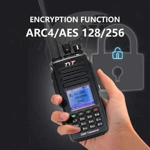 NEW 10W TYT MD-UV390 PLUS AES256 Encryption DMR Digital Radio IP67 Waterproof Dual Band 136-174&400-480mhz Walkie Talkie Long Range Radio - Image 3