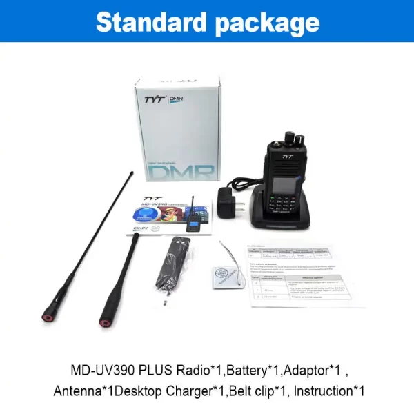 NEW 10W TYT MD-UV390 PLUS AES256 Encryption DMR Digital Radio IP67 Waterproof Dual Band 136-174&400-480mhz Walkie Talkie Long Range Radio - Image 5