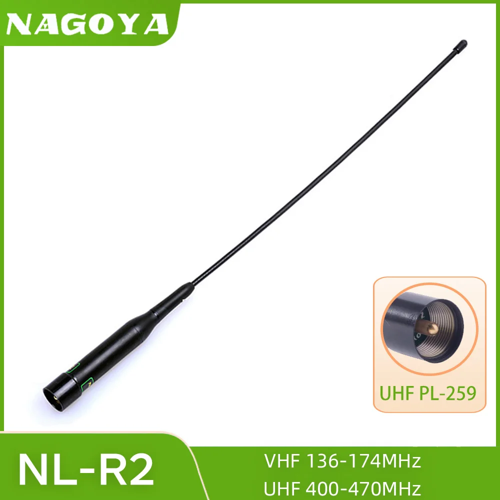 Nagoya NL-R2 High Gain Dual Band Mobile Radio Antenna PL259 Connector for TM-471 TYT TH-9800 TH-9000 Car Radio Transceiver