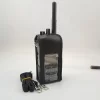 Leather Protective Sleeve Bag Case with Fixed Belt Loop for Motorola DP4800 XPR P7550 Two Way Radio Walkie Talkie - Image 2