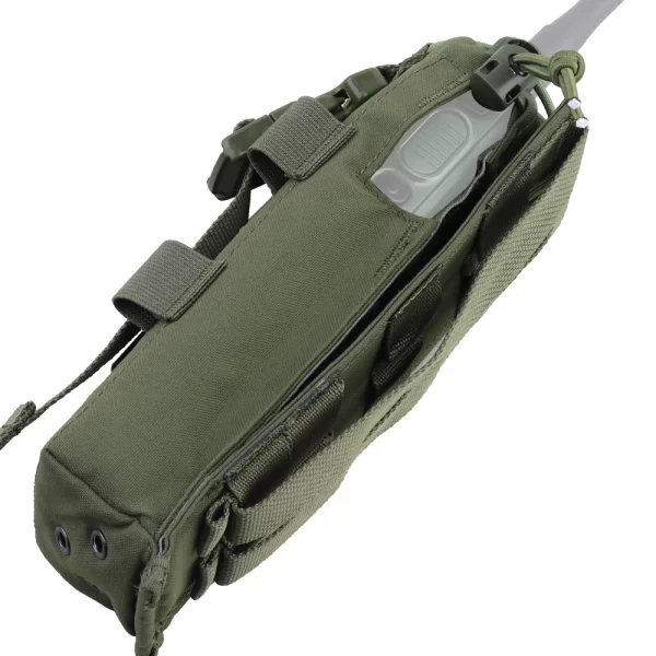 Tactical PRC 152/148 MBITR Radio Pouch MOLLE Walkie Talkie Retention Bag Quick Release Drop-down Hunting Belt Vest Accessories - Image 5