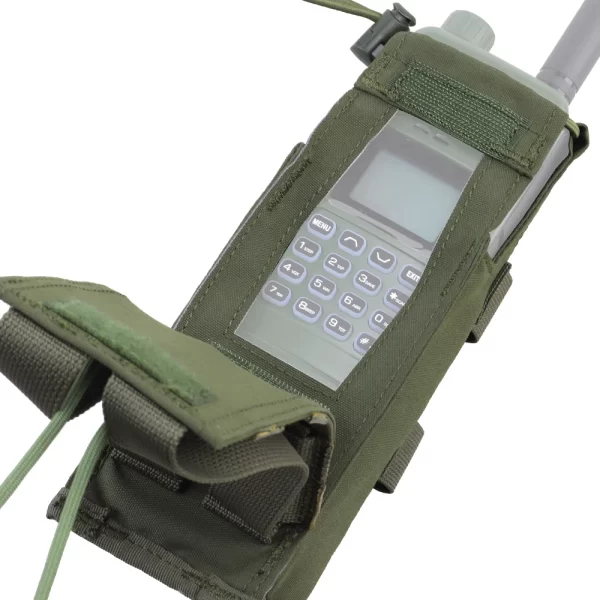 Tactical PRC 152/148 MBITR Radio Pouch MOLLE Walkie Talkie Retention Bag Quick Release Drop-down Hunting Belt Vest Accessories - Image 6