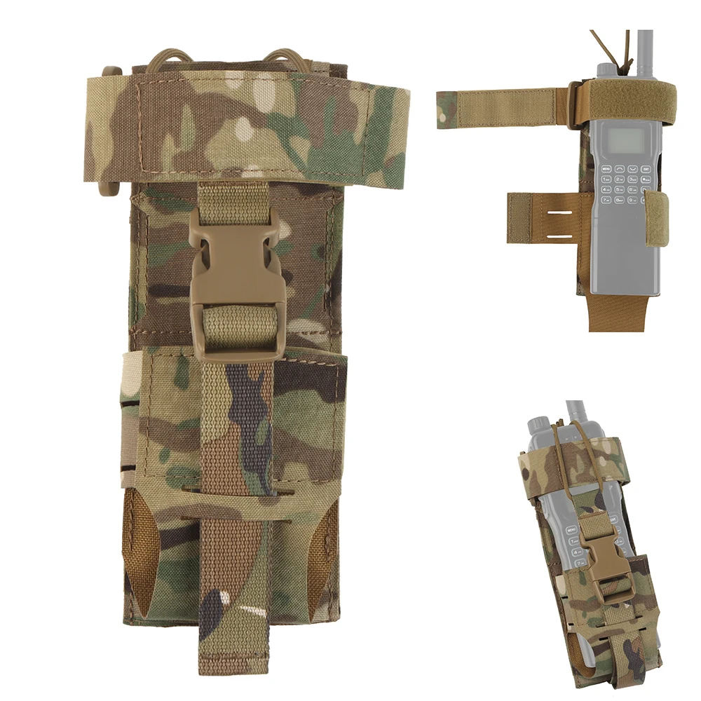 Universal Radio Pouch Multi Platform Radio Chassis Mk5 MPRC MOLLE Retenton General Bag For PRC 163 152 Motorola APX Walkie talkie
