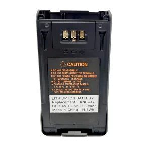 Walkie Talkie KNB-47L 2000mAh Li-ion Battery For Kenwood NX-200 NX-300 NX210G NX200G NX300G TK5220 TK5320 Portable Radio