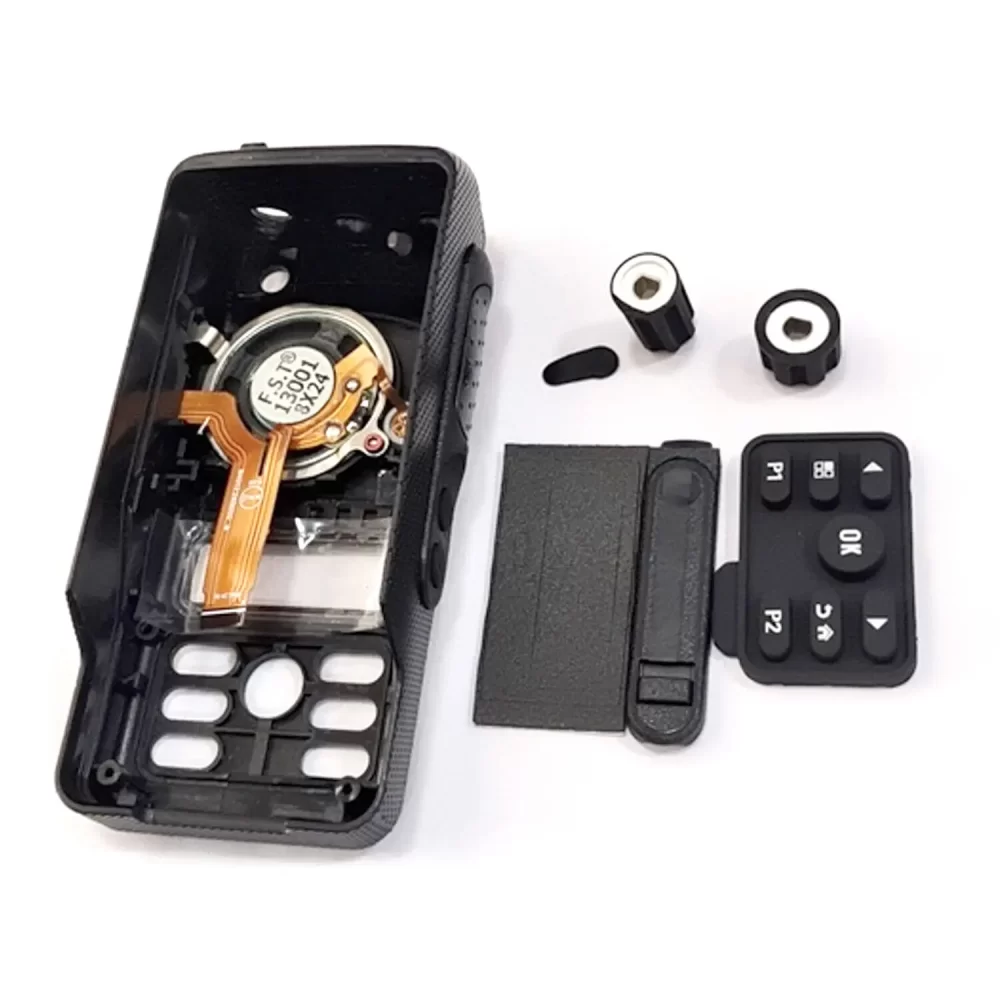 XMotorola XPR 3500 With Speaker Replacement Repair Housing Shell Front Case Kit For Motorola XPR3500 Two Way Radio - Image 2