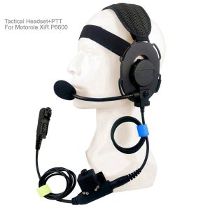 Tactical U94 PTT Headset Mic for Motorola XiR P6600 P6620 DP2400 MTP3250 DEP550 MTP3550 MTP3150 Walkie Talkie FT-03 Headphone