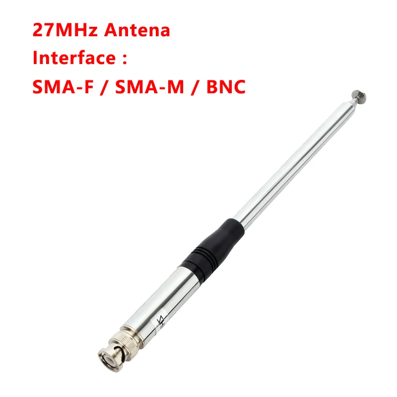 27MHz CB Walkie Talkie Antenna Retractable High Gain Portable Radio Telescopic Antenna