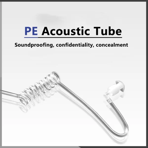 Adjustable Throat Mic Baofeng UV-9RPro V2 Walkie Talkies Earpiece UV-68Pro Max Acoustic Tube Headset For UV9R UV-S22 UV-68 Radio - Image 3