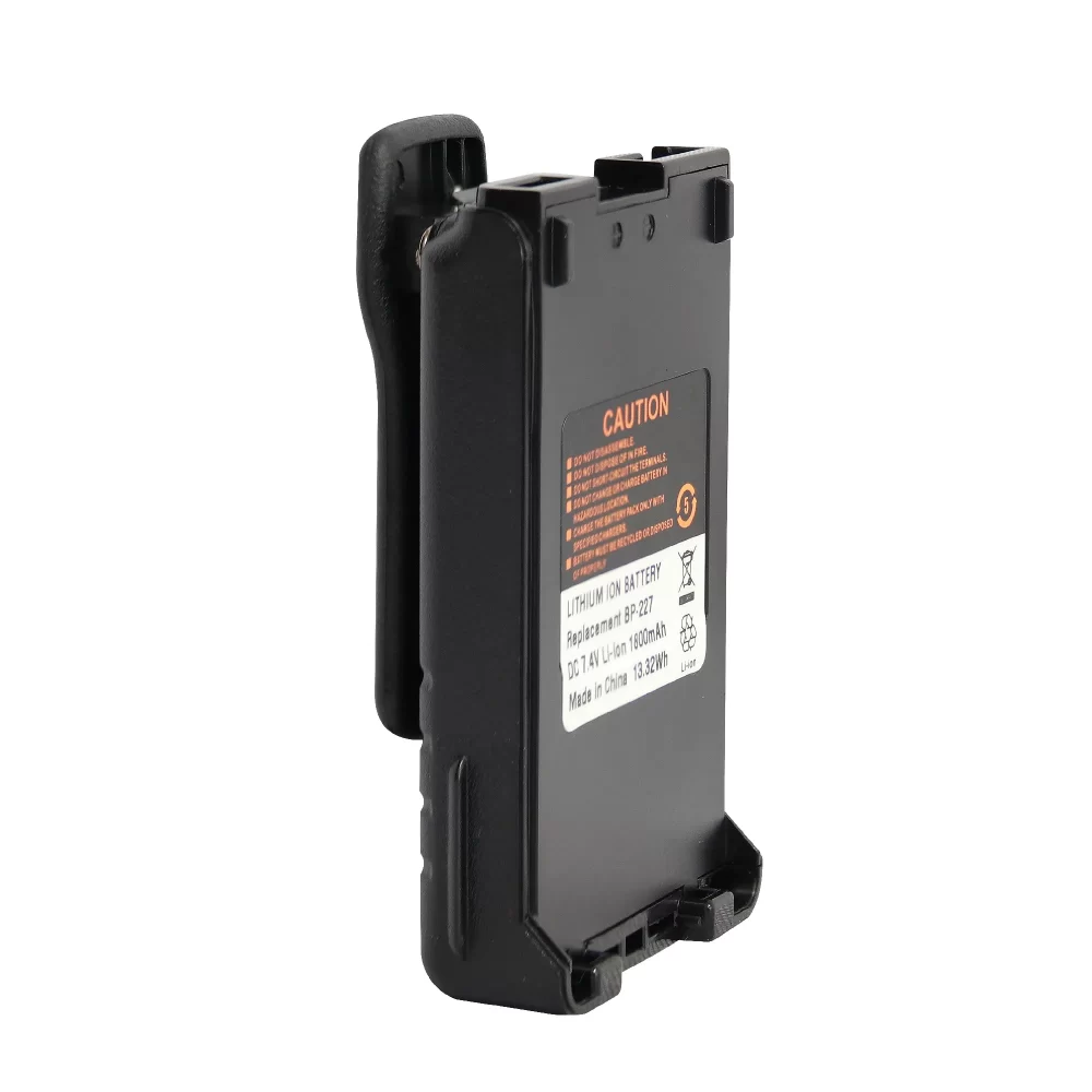 BP-227 7.4V 1800mAh Li-ion Battery For Icom IC-F50 IC-F51 IC-F60 IC-F61 IC-F88 IC-M87 IC-M88 IC-V85 IC-E85 IC-V85E Two Way Radio - Image 3