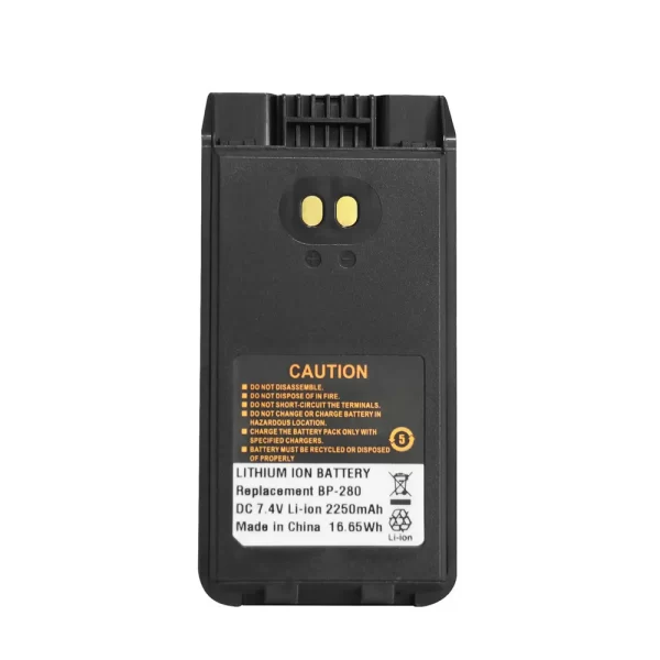 BP-280 2250mAh Li-ion Walkie Battery For IC-A16 IC-F1000 IC-F2000 F1100D IC-V88 Two Way Radios - Image 4