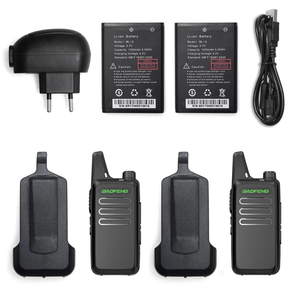 A pair Baofeng BF-T20 5W Portable Mini Walkie Talkie USB Charging 1PC/2PCS Two Way Radios Upgrade Of BF-C9 KD-C1 For Hunting Kid’s Toy - Image 2