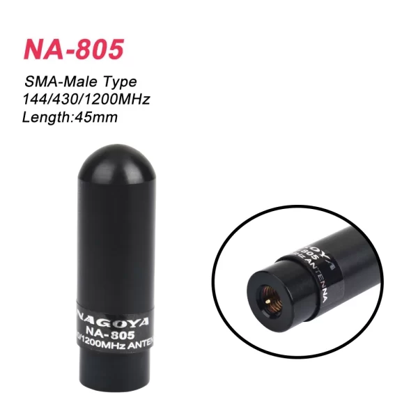 10pcs/lot Mini Thumb Antenna Nagoya NA-805 Dual Band Antenna For Yaesu ICOM MOTOROLA Kenwood Baofeng Radio