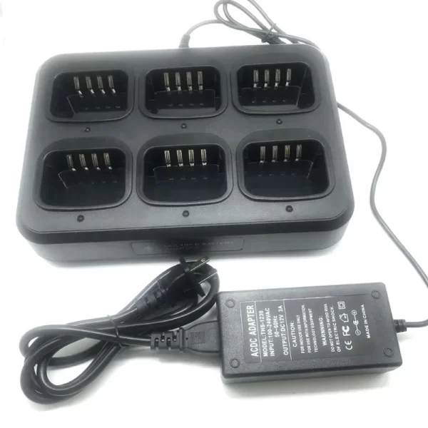 HYT Multi Units Six-Way Rapid Battery Charger for Hytera TD500 TD520 TD530 TD560 PD700G PD500 PD560 PD780G PT580H Radio - Image 2