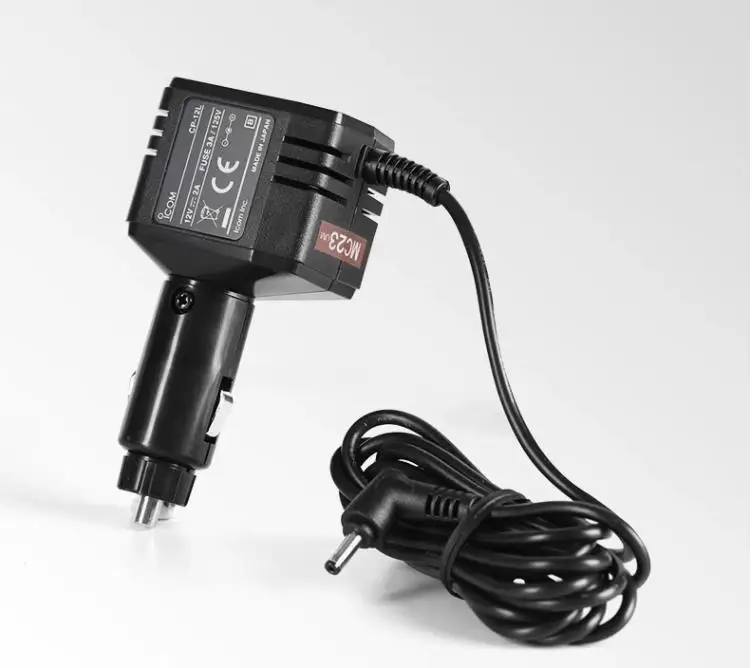 ICOM CP-12L Car Charger cigarette lighter cable with noise filter for ICOM ID-50/51/52/31 Portable Radio