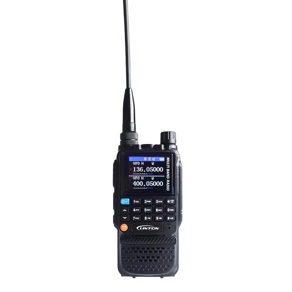 Lingtong 9910 Multi Frequency Band Portable Radio Wireless Programming Dual PTT Air Band Long Range Intercom USB Type-C