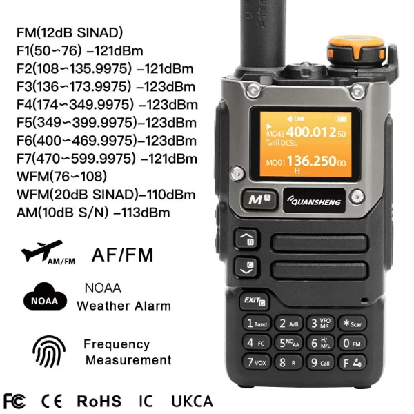 Latest Desert camouflage Quansheng UV-K6 Walkie Talkie - Image 3