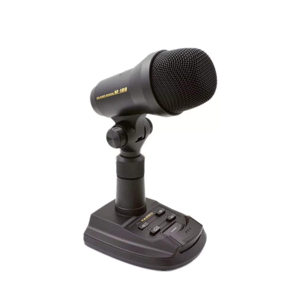 Yaesu M100 Microphone Dynamic & Electret Keyboard 8 Pin RJ45 Extend Cable Dual Element Desktop Base Advance Microphones - Image 4