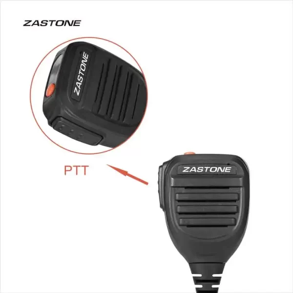 ZASTONE UV008 Walkie Talkie Speaker Microphone Two Way Radio PTT Speaker Mic Microphone For GP328PLUS GP344 GP388 - Image 2
