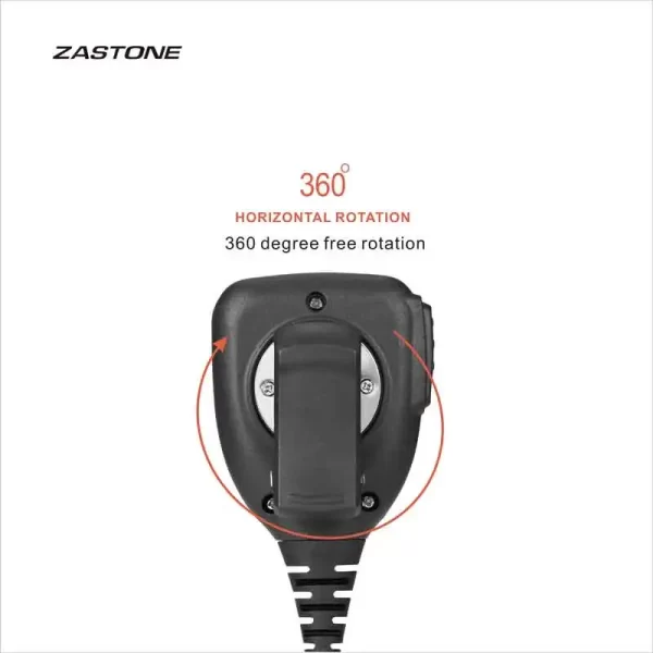 ZASTONE UV008 Walkie Talkie Speaker Microphone Two Way Radio PTT Speaker Mic Microphone For GP328PLUS GP344 GP388 - Image 3