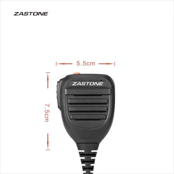 ZASTONE UV008 Walkie Talkie Speaker Microphone Two Way Radio PTT Speaker Mic Microphone For GP328PLUS GP344 GP388 - Image 4