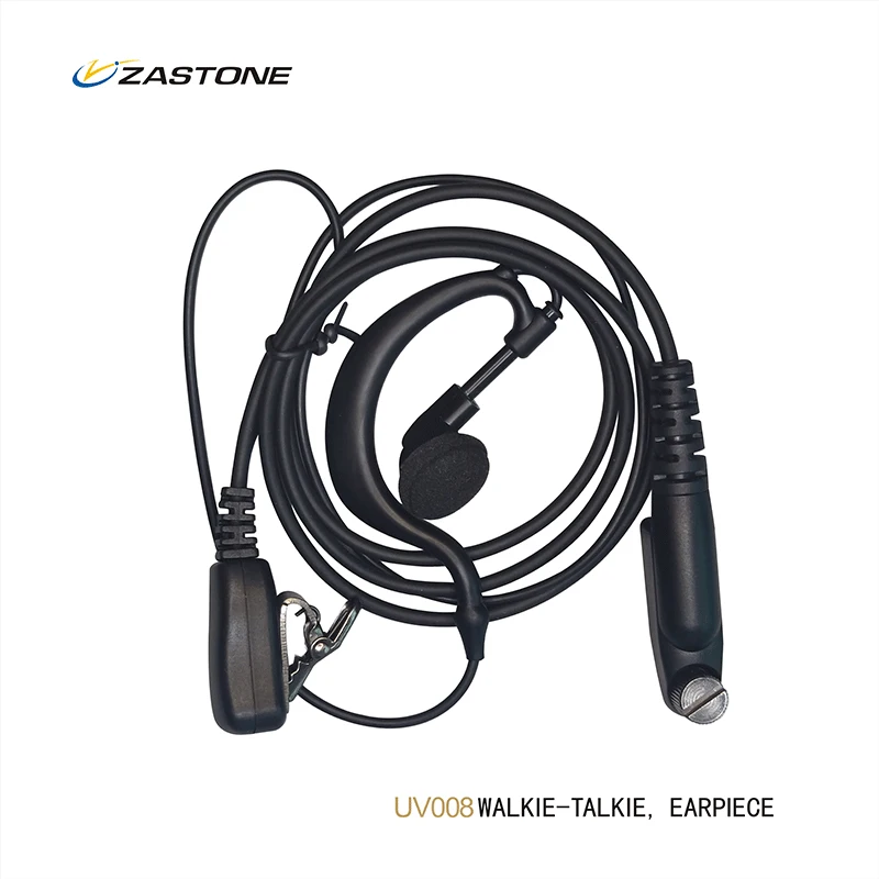 Zastone UV008 Radio Earphone Pin plug Ear Hook Is Earpiece For Motorola GP328plus GP338plus GP344 GP388 EX500 ,EX560,EX600,EX600-XLS,GL2000 PRO5150
