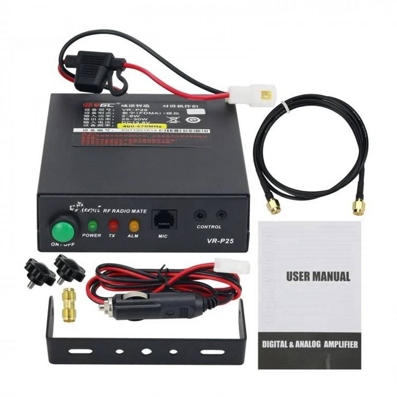 Self driving tour Handheld walkie talkie companion VR-P25 Power Amplifier VR-P25D for DMR Radio