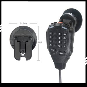 Hand Microphone Bracket Holder Hook Car Platform Hanger Rack Outdoor Anti-resistance Repairing Parts for Zastone D9000 Walkie-Talkie