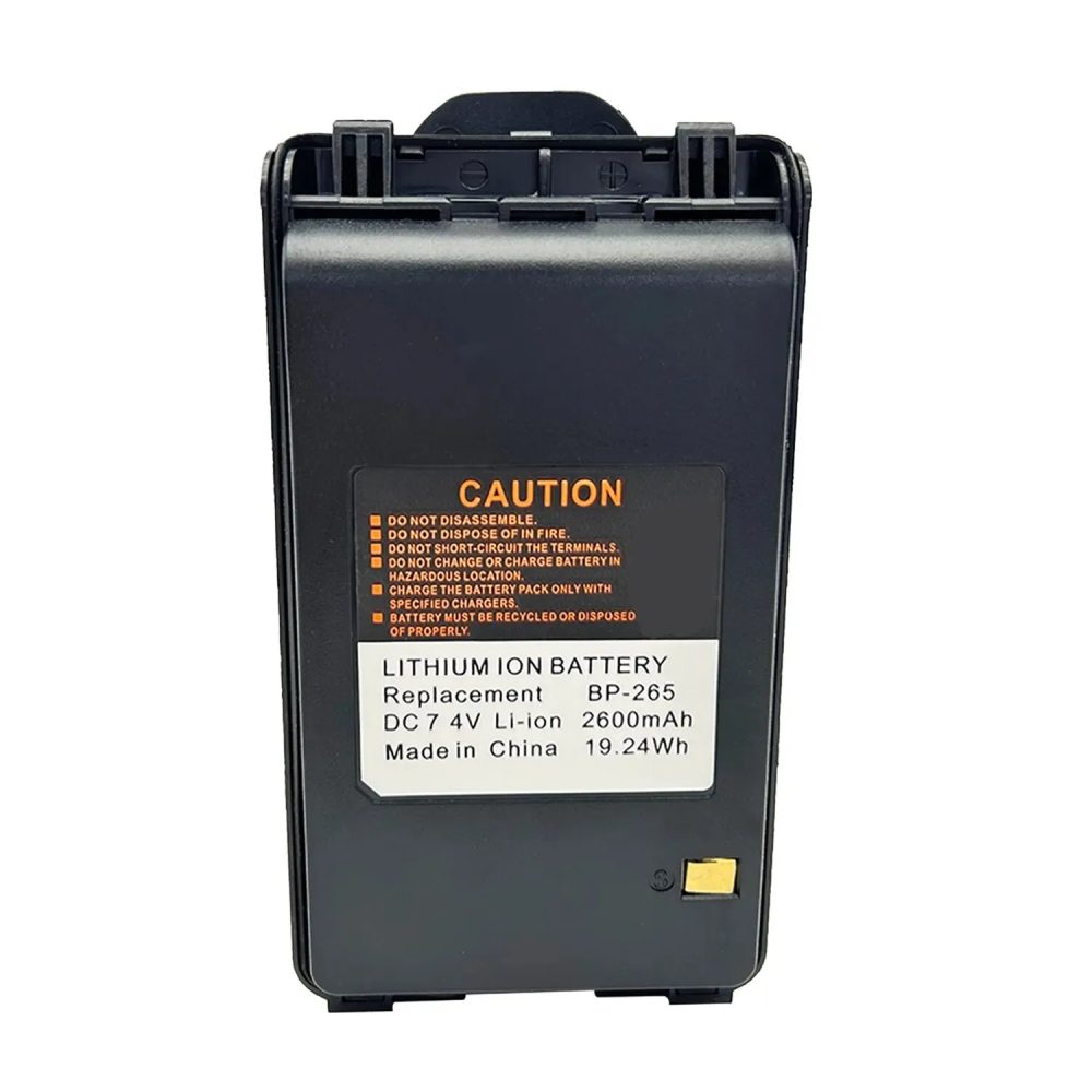 2600mAh BP-265 Li-ion Battery For ICOM FT70A FT70E F3000 F3001 F3002 F3003 F4001 F4002 F4003 Portable Two Way Radio