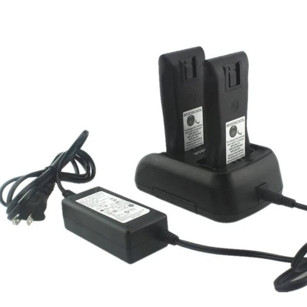 2packs Smart Fast Dual-way Charger For Motorola Two Way Radio GP3688 GP3188 CP040 EP450 EP150