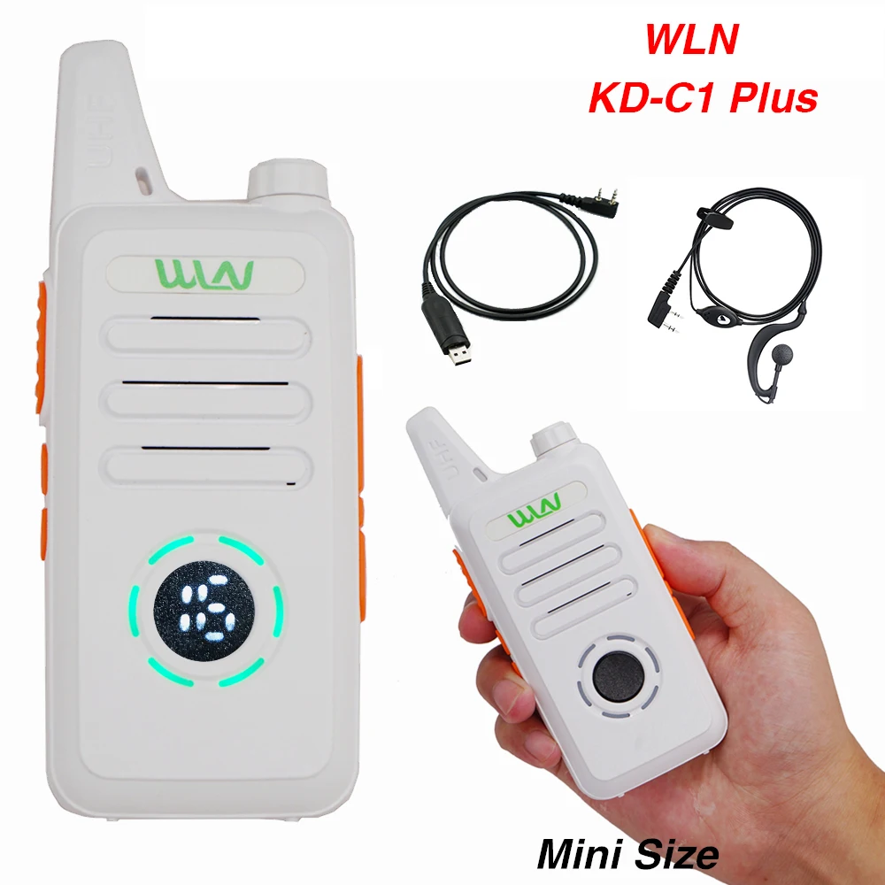 WLN KD-C1 Plus Black White Mini Professinoal FM Transceiver