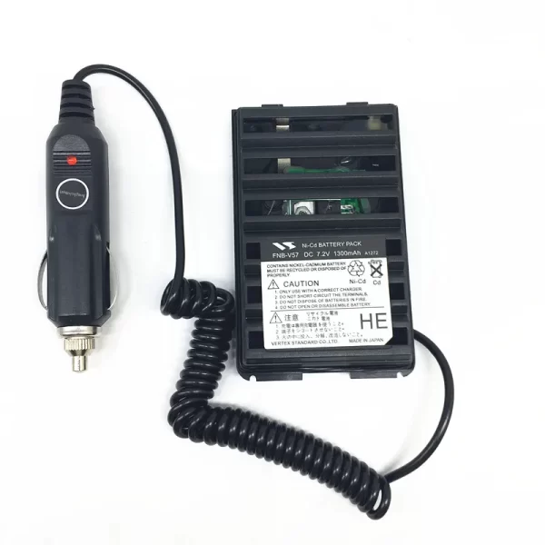Yaesu Vertex stand VX-110 VX-120 VX-168 etc Radios Car Charger Eliminator Battery