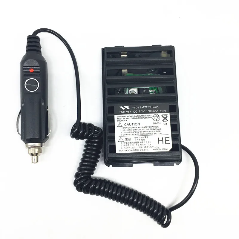 DC12V Car Charger Battery Eliminator for VX-110 VX-210 FT-60R VX-110 etc Yaesu Vertex Standard radio