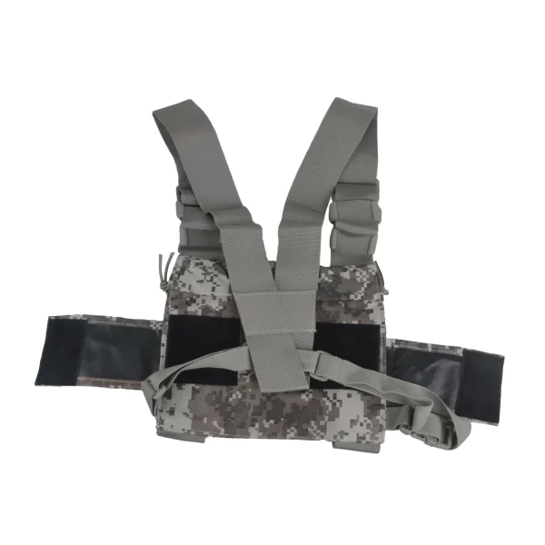 Camouflage CS Tactics Chest Harness Front Pack Pouch Holster Vest Rig Radio Walkie Talkie Rescue Essentials - Image 4
