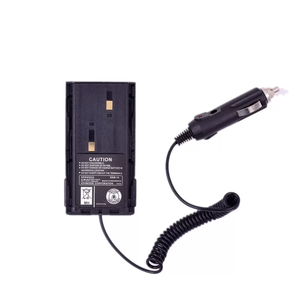 KNB14 KNB15 Battery Eliminator DC12V for Kenwood TK270 TK370 TK378 TK3107 HAM Walkie Talkie Power Supply Car Charger Cable
