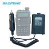 Baofeng UV-5R Car Charger Walkie Talkie Battery Two-way Radio Portable Radio Car Charge Adapter for Walkie Talkie UV5R BF-F8