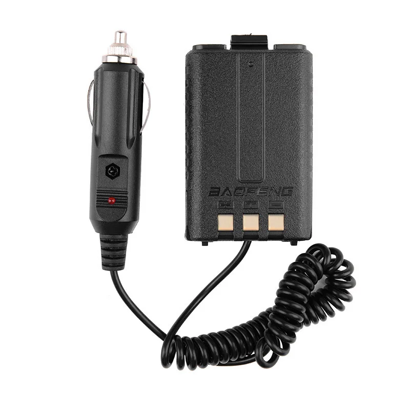 Baofeng UV-5R UV-5RE UV-5RA Two Way Radio 12-24V Walkie Talkie Accessories Baofeng Battery Eliminator Car Charger for Portable Radio 