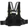 Radio Shoulder Holster Two Way Radio Reflective Chest Harness Holder Bag Vest Rig Walkie Talkies Front Pack Pouch Case - Image 2