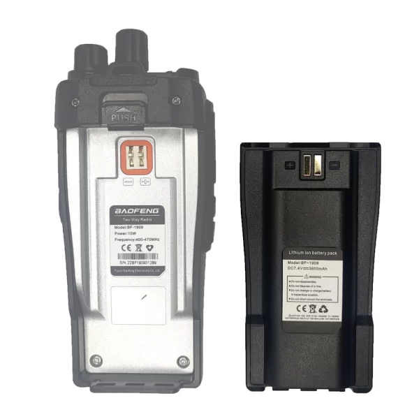 BAOFENG BF-1909 Walkie Talkie Battery 3800mAh 7.4V Extra Replacement Battery - Image 4