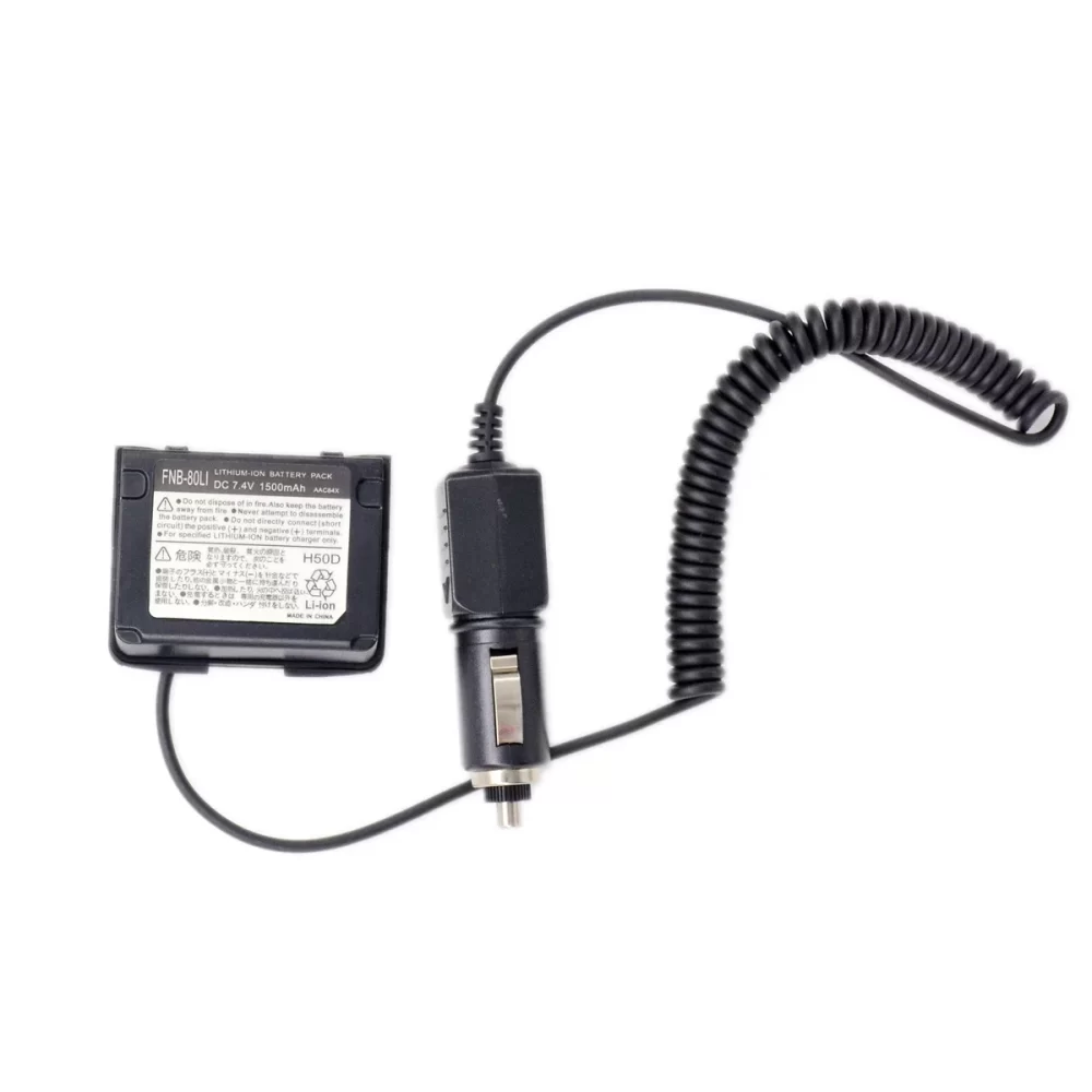 Battery Eliminator DC12V for Yaesu VX6R VX7R VXA700 VXA710 FNB80 Car Charge Cord Cable Accessory