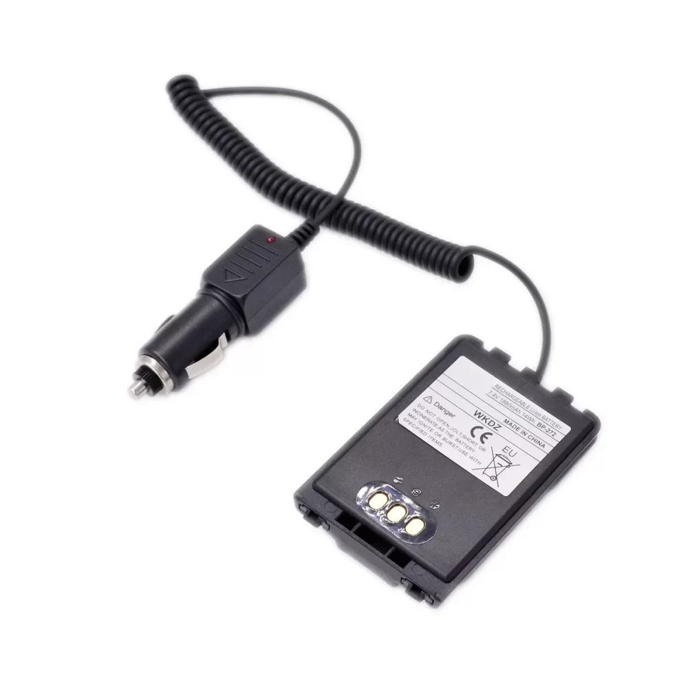 BP-272 HAM Radio Battery Eliminator Adaptor For ICOM ID31 ID51 BP272 Walkie Talkie Car Charger Cord Accessory - Image 2