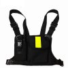 Universal Chest Pocket Pack Backpack Handset Radio Holder Bag for Motorola GP340 CP04 Baofeng UV-5R 888S two way radios Carry Case