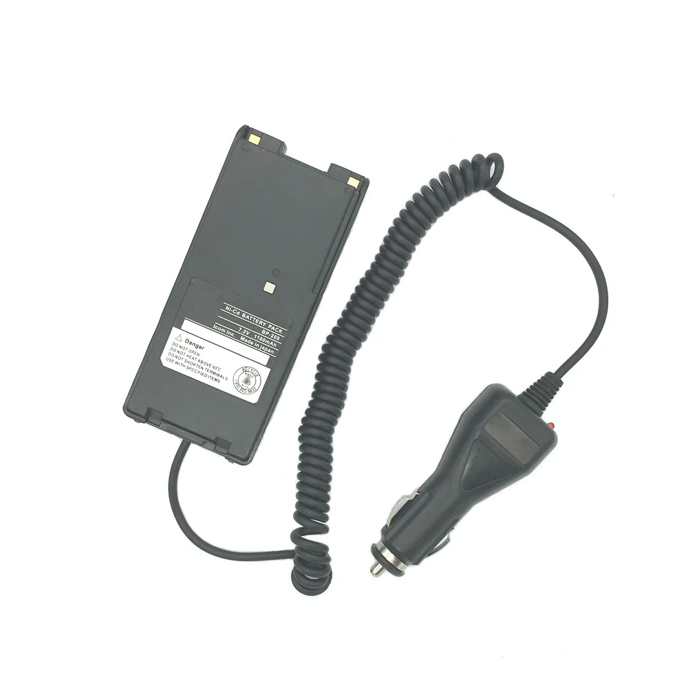 BP-209 Car Radio Battery Eliminator Adaptor for ICOM IC-V8/V82 A6 T3H F3GS F11 radio comunicador battery charger