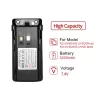 Wouxun KG-UV9D Plus Replacement Battery Type-C Charging for KG-UV9D KG-UV2Q/KG-UV9DMate Radio - Image 5