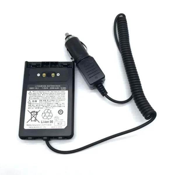 YAESU SBR-14 LI Battery Eliminator Car Charger for VERTEX VX-8DR VX-8GR FT-1DR FT1XD FT-2DR Radio FNB-102LI FNB-101  Walkie Talkie - Image 2