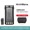 Wouxun KG-UV9D Plus Replacement Battery Type-C Charging for KG-UV9D KG-UV2Q/KG-UV9DMate Radio